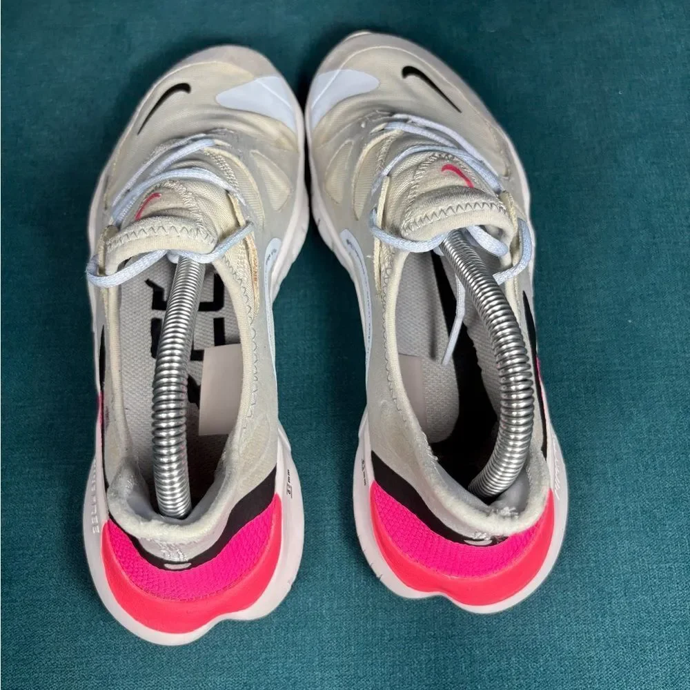 Nike Women’s Free RN 5.0 Shoes White/Black-Half Blue Size 8.5